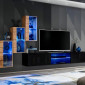 Ensemble Meuble TV "Switch XXII" 210cm Naturel & Noir|Meuble TV|Paris Prix