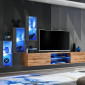 Ensemble Meuble TV "Switch XXII" 210cm Gris & Naturel|Meuble TV|Paris Prix