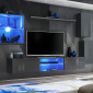 Ensemble Meuble TV "Switch XXIII" 250cm Gris|Meuble TV|Paris Prix