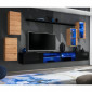 Ensemble Meuble TV "Switch XXV" 280cm Naturel & Noir|Meuble TV|Paris Prix