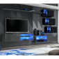 Ensemble Meuble TV "Switch XXIV" 250cm Gris & Noir|Meuble TV|Paris Prix