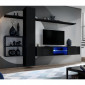 Ensemble Meuble TV "Switch V" 270cm Noir|Meuble TV|Paris Prix