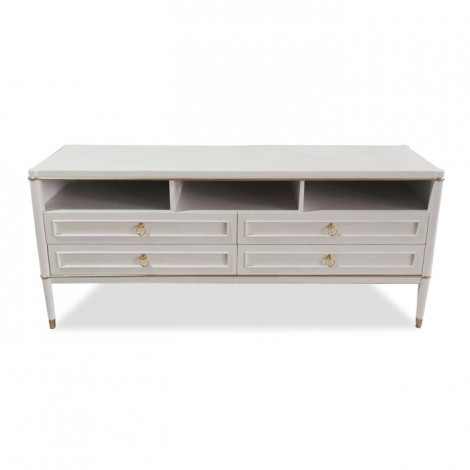 Meuble TV 4 Tiroirs "Marinela" 150cm Naturel|Meuble TV|Paris Prix