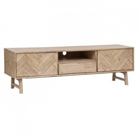 Meuble TV 2 Portes & 1 Tiroir "Aeris" 180cm Beige|Meuble TV|Paris Prix