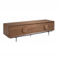 Meuble TV 2 Tiroirs & 2 Portes "Fred" 180cm Marron|Meuble TV|Paris Prix