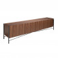 Meuble TV 4 Portes "Margery" 220cm Marron|Meuble TV|Paris Prix
