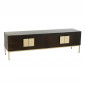 Meuble TV 2 Portes en Bois "Dion" 180cm Marron|Meuble TV|Paris Prix