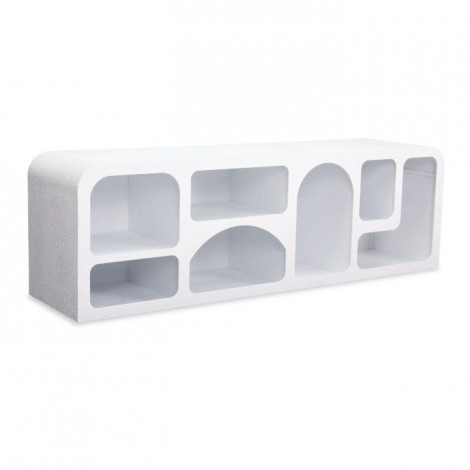 Meuble TV Design "Troglodyte" 160cm Blanc|Meuble TV|Paris Prix