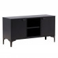 Meuble TV 2 Portes "Piring" 120cm Noir|Meuble TV|Paris Prix