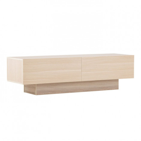 Meuble TV 2 Portes "Cuenca" 160cm Naturel|Meuble TV|Paris Prix