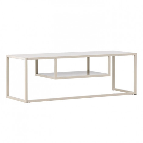 Meuble TV en Métal "Riverside" 120cm Beige|Meuble TV|Paris Prix