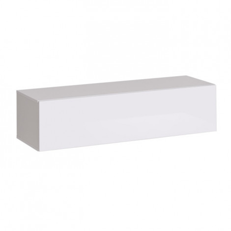 Banc TV Mural Design "Switch" 120cm Blanc|Meuble TV|Paris Prix