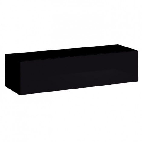 Banc TV Mural Design "Switch" 120cm Noir|Meuble TV|Paris Prix
