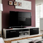 Meuble TV Design "Bono II" 180cm Noir & Blanc|Meuble TV|Paris Prix