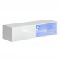 Meuble TV LED Design "Switch IV" 120cm Blanc|Meuble TV|Paris Prix