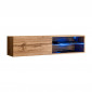 Meuble TV LED Design "Switch IV" 120cm Naturel|Meuble TV|Paris Prix
