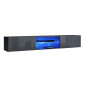 Meuble TV LED Design "Switch III" 180cm Gris|Meuble TV|Paris Prix