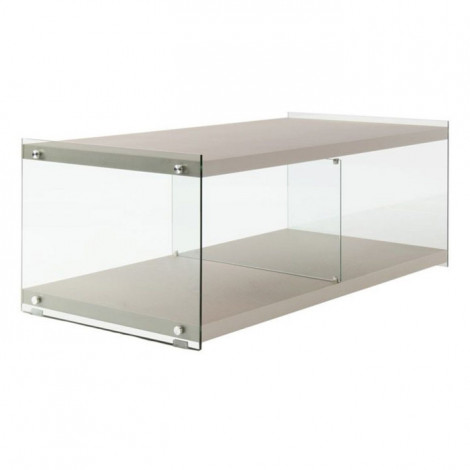 Meuble TV Design "Elementary" 120cm Argent|Meuble TV|Paris Prix