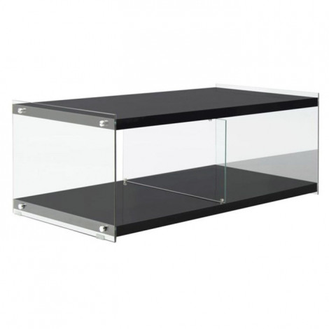 Meuble TV Design "Elementary" 120cm Noir Brillant|Meuble TV|Paris Prix