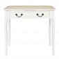 Bureau 2 Tiroirs en Bois "Victoria" 90cm Blanc|Bureau|Paris Prix