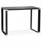 Bureau Design en Verre "Zaho" 140cm Noir|Bureau|Paris Prix