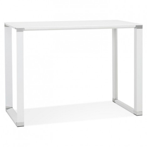 Bureau Design en Verre "Zaho" 140cm Blanc|Bureau|Paris Prix