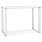 Bureau Design en Verre "Zaho" 140cm Blanc|Bureau|Paris Prix