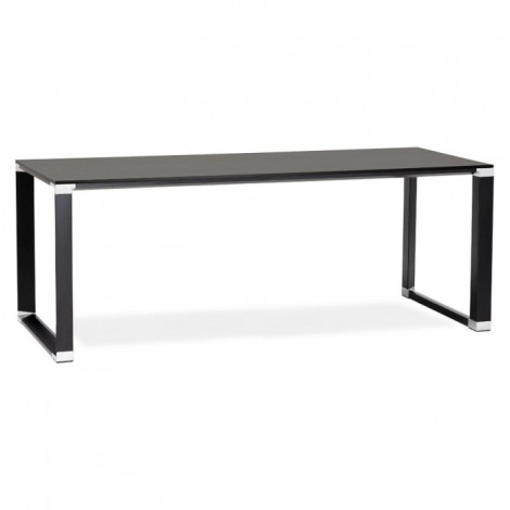 Bureau Design "Zaho" 200cm Noir|Bureau|Paris Prix