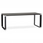 Bureau Design "Zaho" 200cm Noir|Bureau|Paris Prix