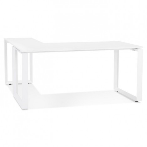 Bureau Design "Abigano" 170cm Blanc|Bureau|Paris Prix