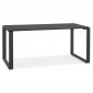 Bureau Design en Verre "Abigano" 160cm Noir|Bureau|Paris Prix