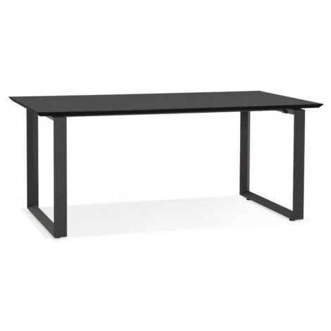 Bureau Design "Ribaila" 180cm Frêne & Noir|Bureau|Paris Prix