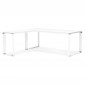 Bureau d'Angle Design "Hovik" 200cm Blanc|Bureau|Paris Prix