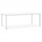 Bureau Design en Verre "Hovik" 200cm Blanc|Bureau|Paris Prix
