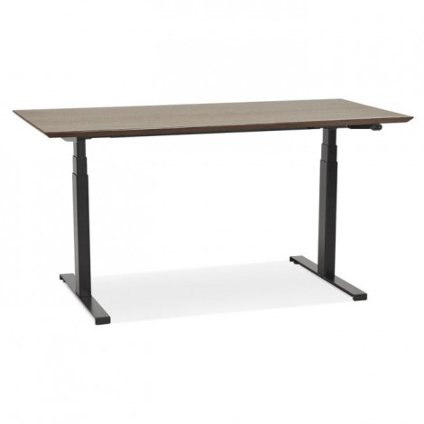 Bureau Électronique Ergonomique "Kio" 150cm Noyer|Bureau|Paris Prix