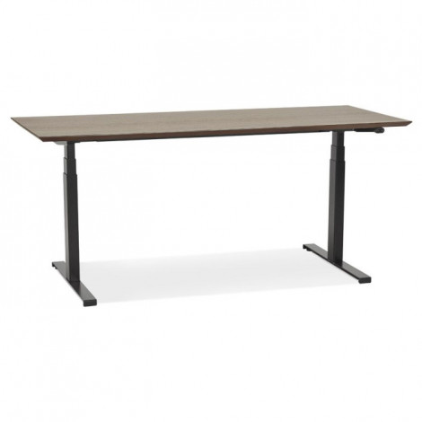 Bureau Électronique Ergonomique "Kio" 180cm Noyer|Bureau|Paris Prix