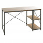 Bureau Design 2 Niches "Ademo" 120cm Chêne & Noir|Bureau|Paris Prix