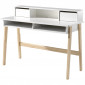 Bureau Design "Kiddy" 120cm Naturel & Blanc|Bureau|Paris Prix