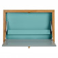 Bureau Mural Design "Brenta" 74cm Bleu|Bureau|Paris Prix