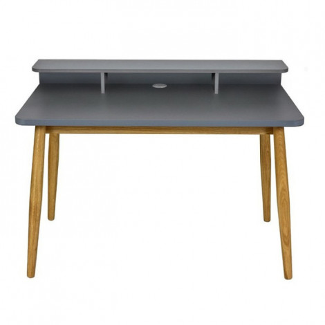 Bureau Design "Farsta" 120cm Gris|Bureau|Paris Prix