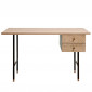 Bureau Design 2 Tiroirs "Jugend" 130cm Chêne|Bureau|Paris Prix