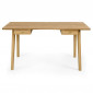 Bureau Design 2 Tiroirs "Nice" 140cm Chêne|Bureau|Paris Prix