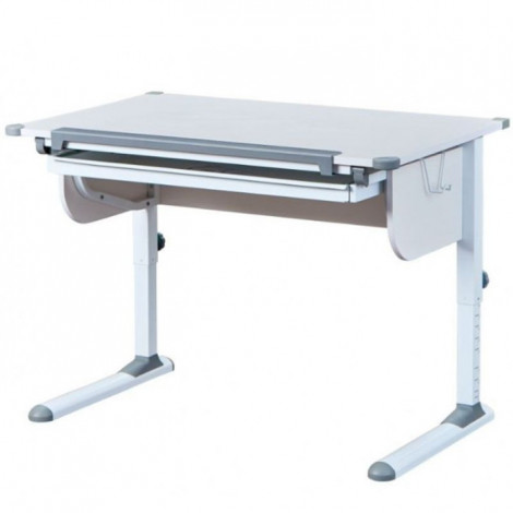 Bureau Inclinable 1 Tiroir "Evan" 110cm Blanc|Bureau|Paris Prix