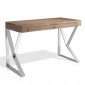 Bureau Design 2 Tiroirs "Thais" 120cm Naturel|Bureau|Paris Prix
