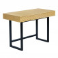 Bureau en Bois 2 Tiroirs "Camden" 110cm Naturel|Bureau|Paris Prix