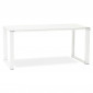 Bureau Design en Verre "Hovik" 140cm Blanc|Bureau|Paris Prix