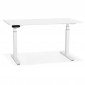 Bureau Design Réglable "Électrique" 140cm Blanc|Bureau|Paris Prix