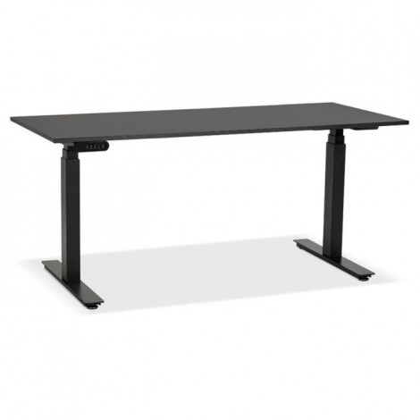 Bureau Design Réglable "Électrique" 160cm Noir|Bureau|Paris Prix