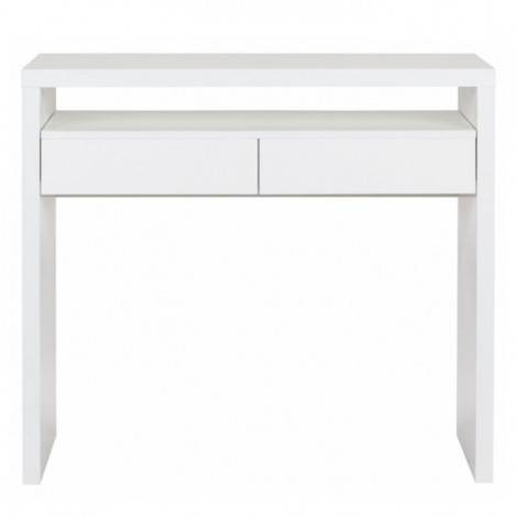 Bureau Extensible 1 Tiroir "Azort" 100cm Blanc|Bureau|Paris Prix