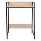 Bureau Design "Gemini" 84cm Noir & Naturel|Bureau|Paris Prix